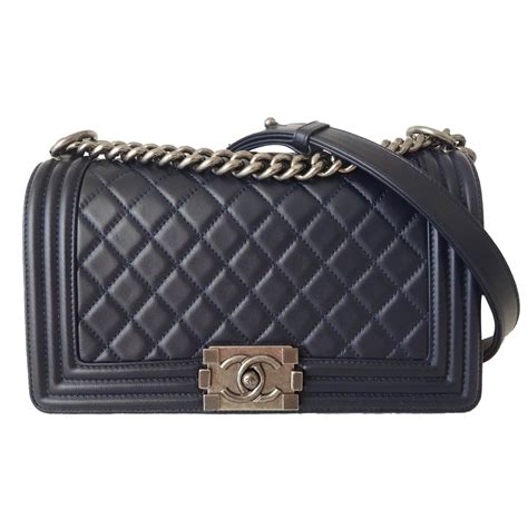 sac boy chanel bleu|Chanel boy bag beige.